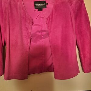 Giorgio Armani Women's Fuchsia Blazer